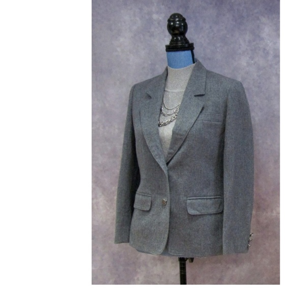 Pendleton Jackets & Blazers - Pendleton Classic Gray Wool Blazer Size 8P